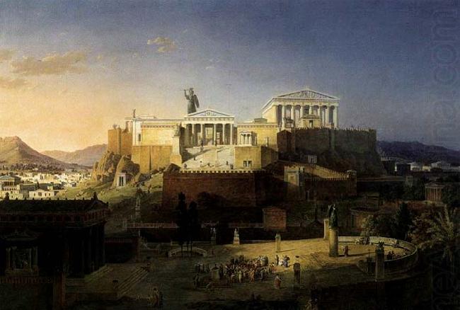 Leo von Klenze The Acropolis at Athens china oil painting image